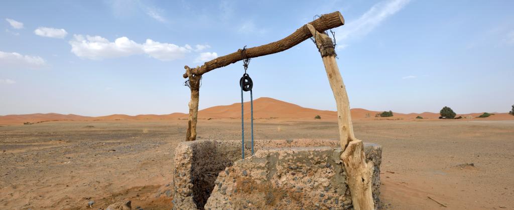 Picture of water well in Sahara