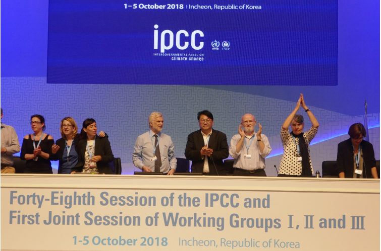 Panel bij IPCC meeting