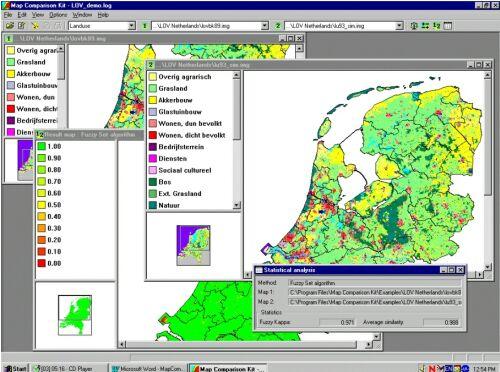 Figuur: Schermafbeelding van de software