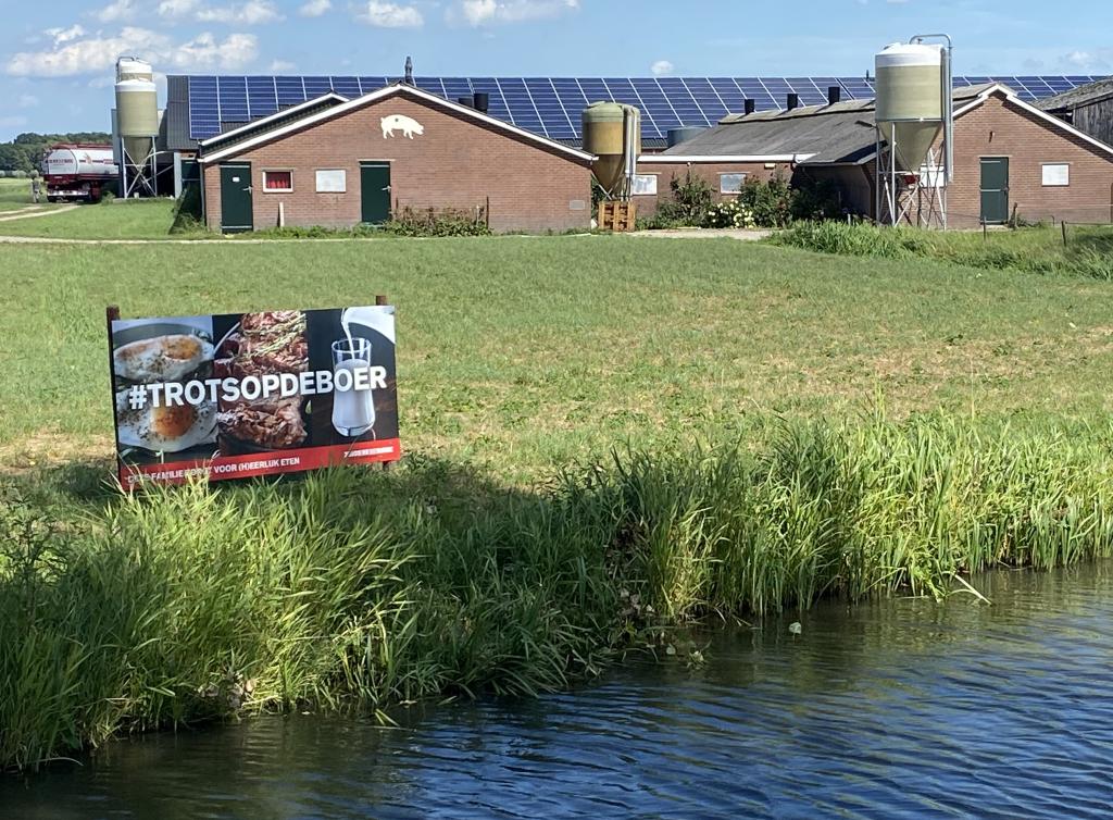 Intensieve landbouw met gebruik van nieuwe technologie